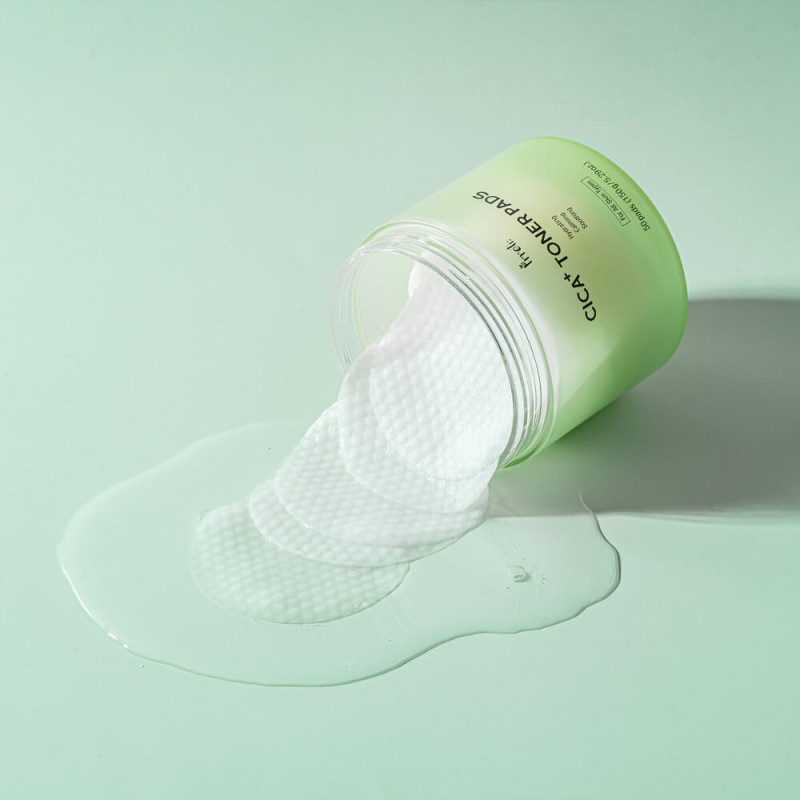 PRRETI Cica+Toner Pads (JAR) 50 pads - tonizujúce tampóny 150 g
