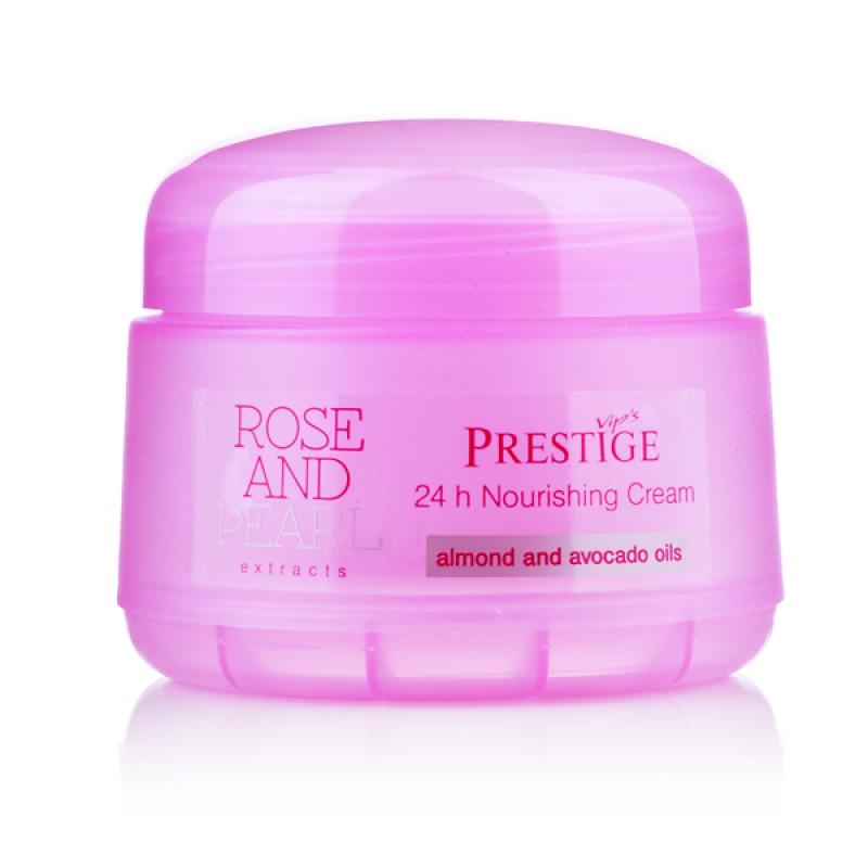 24-hodinový výživný krém na tvár VIP's Prestige Rose & Pearl Rosa Impex