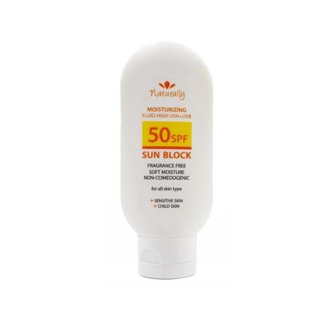 Ochranný opaľovací krém 50SPF, hydratačný, bez parfumácie, 100 ml