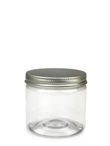 XXP 360/3420 ks R-PET plastová nádoba 200 ml číras hliníkovým skrutkovacím vekom 1