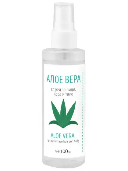 Aloe vera sprej na tvár, vlasy a telo, 100 ml