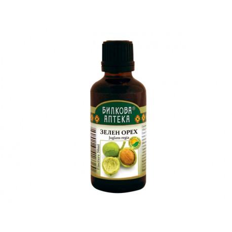 Zelený orech, bylinná tinktúra, detoxikácia tela, 50 ml