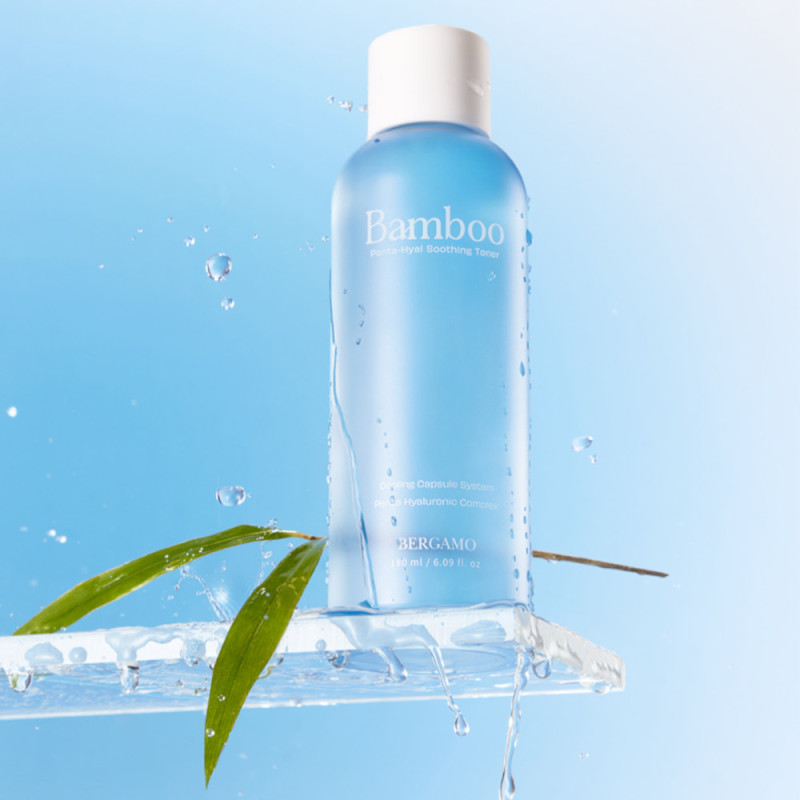 BERGAMO BAMBOO Penta-Hyal Soothing Toner, 180 ml 1