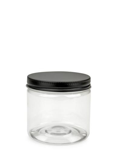 XXP 360/3420 ks R-PET plastová nádoba 200 ml číras hliníkovým skrutkovacím vekom 3