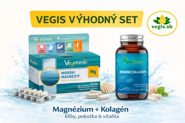 Morské magnézium + Morský kolagén Vegetamin