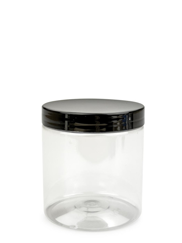 XXP 360/2880 ks PET dóza Cylindrická 250 ml číra s plastovým skrutkovacím viečkom biela 1