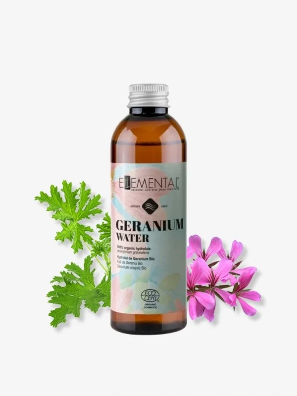 Pelargónová voda BIO – hydrolát na vyrovnanie pleti a žiaru