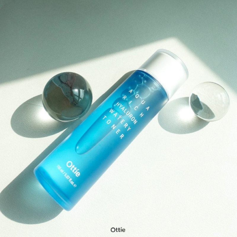 OTTIE Aqua Rich Hyaluron Watery Toner, 150ml 5