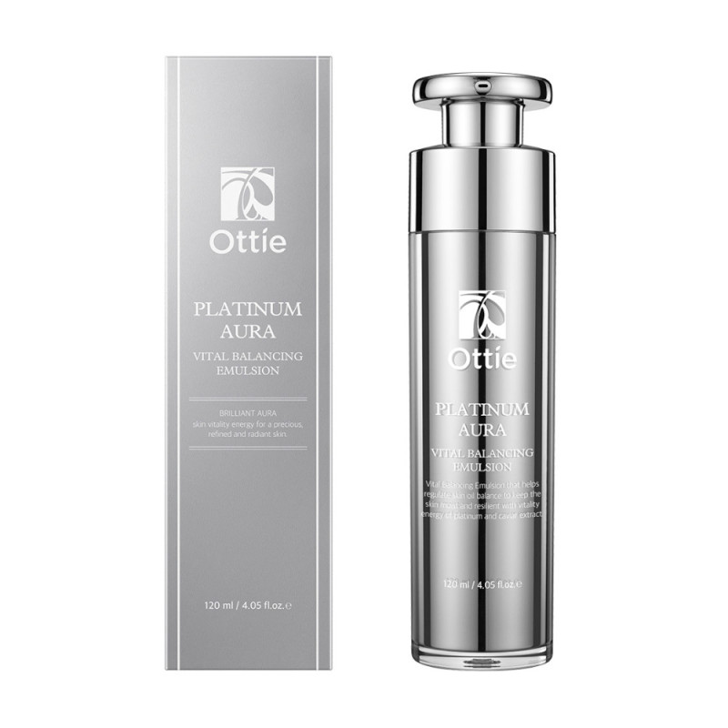 OTTIE Platinum Aura Vital Balancing Emulsion - emulzia proti vráskam, 120 ml 2