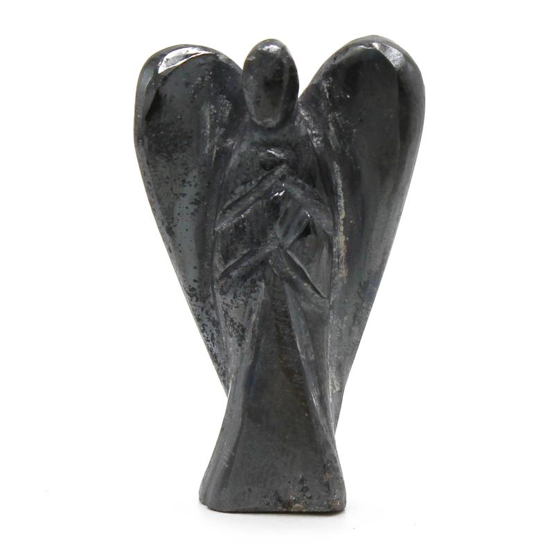 Anjel z Drahokamu Ručne Vyrezávaný  - Hematit