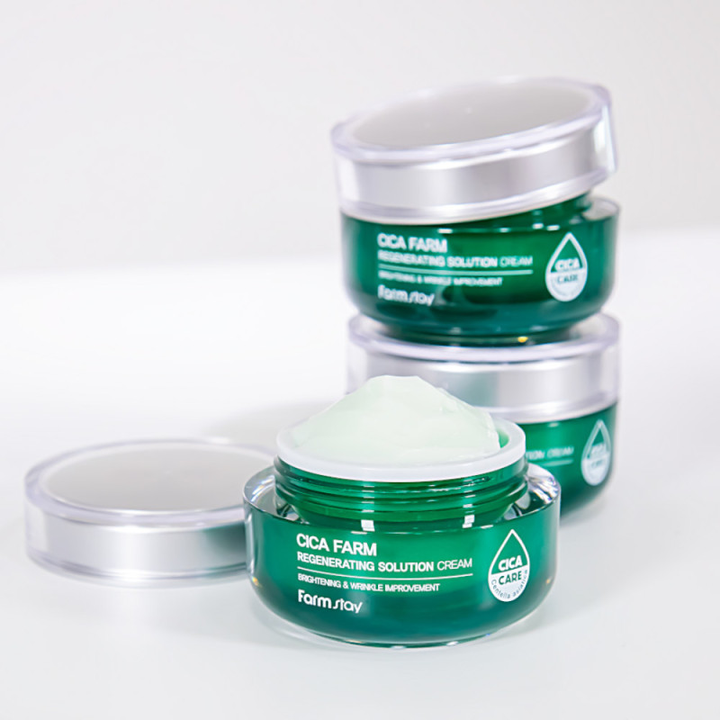FARMSTAY CICA Farm Regenerating Solution Cream - Regeneračný krém, 50 ml 5