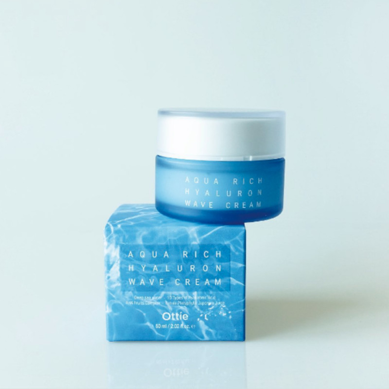 OTTIE Aqua Rich Hyaluron Wave krém, 60 ml