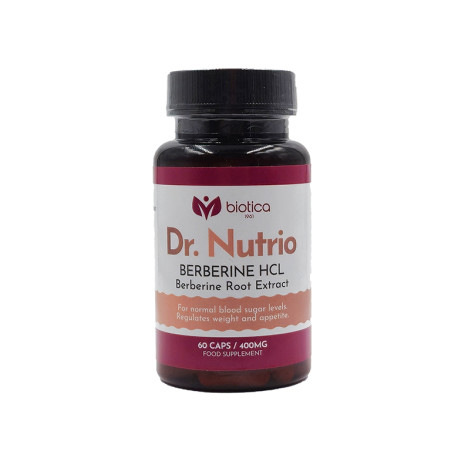 Berberine HCL Dr. Nutrio 60 kapsúl | Berberín 97 % pre metabolizmus
