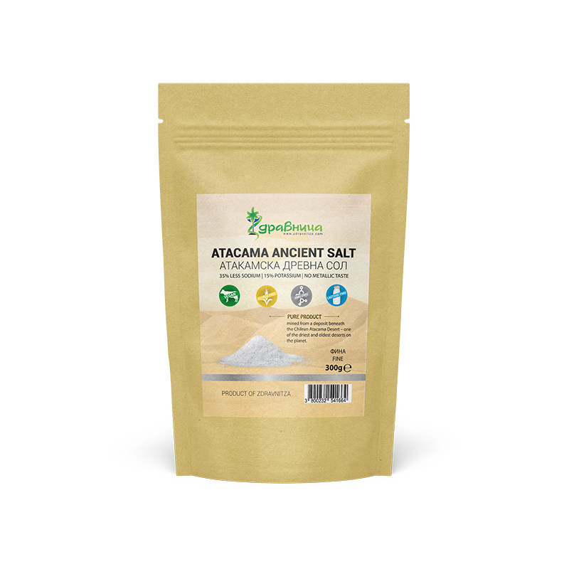 Atacama - staroveká soľ z Chile , 300 g