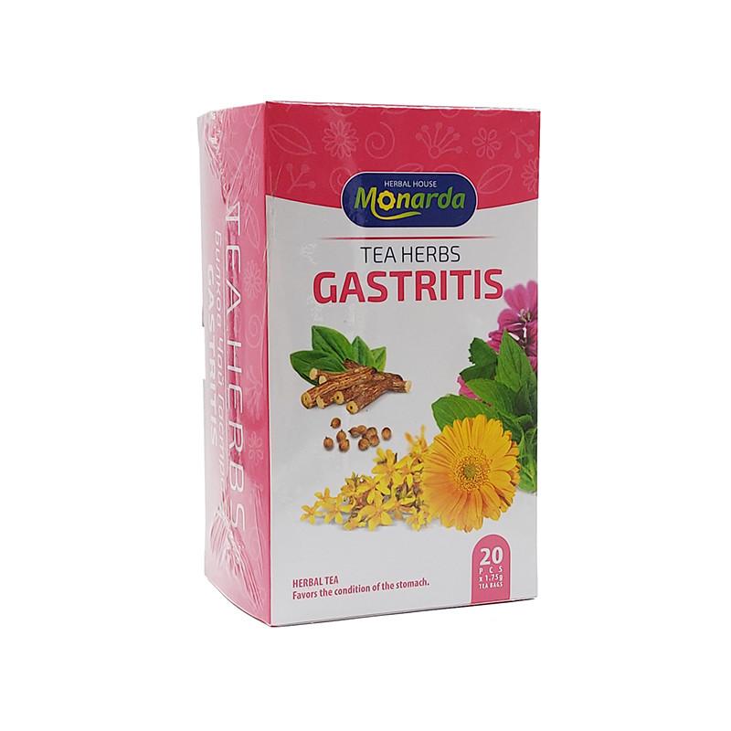 Bylinný čaj - Gastritída, Monarda, 20 filtračných vrecúšok