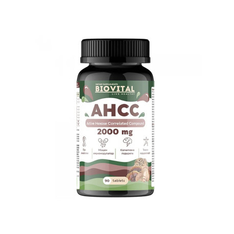 AHCC - Aktívna zlúčenina korelovaná s hexózou, Biovital, 90 tabliet