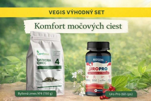 Set Komfort močových ciest pri cystitíde