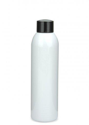 R-PET fľaša AIDA 200 ml biela so skrutkovacím uzáverom 24/410