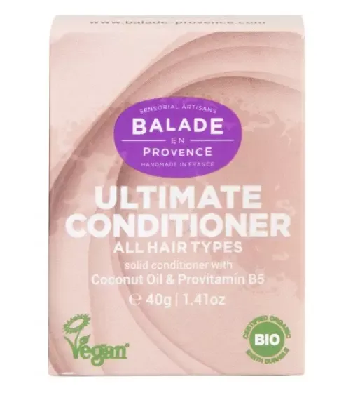 Tuhý kondicionér pre každý typ vlasov - bio, Balade en Provence, 40 g
