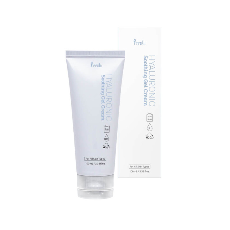 PRRETI Hyaluronic Soothing Gel Cream - upokojujúci gélový krém, 100 ml 1