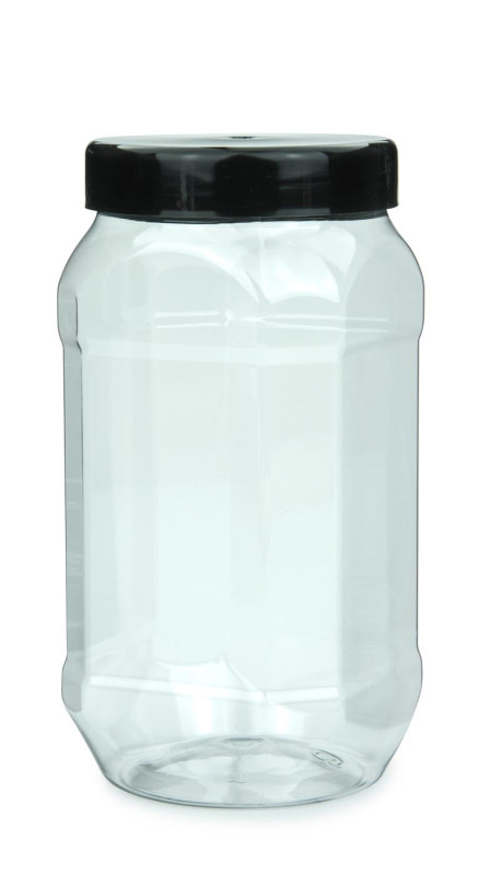 XXP 135/1001 ks PET dóza 1000 ml 36 oz číra so skrutkovacím uzáverom biela, hrdlo 82 RTS 1