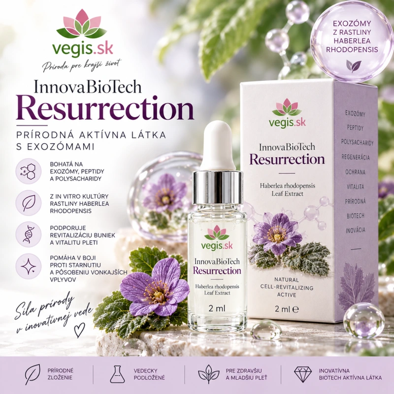 InnovaBioTech Resurrection | Haberlea rhodopensis anti-age aktívna látka 1