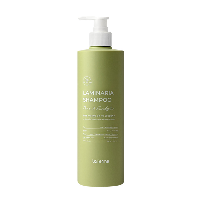 LA FERME Laminaria šampón BOROVICA & EUKALYPTUS, 500 ml