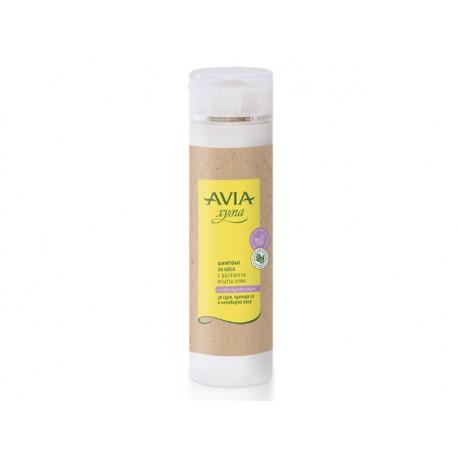 Šampón na vlasy so žltým ílom a levanduľovým olejom, Avia, 250 ml