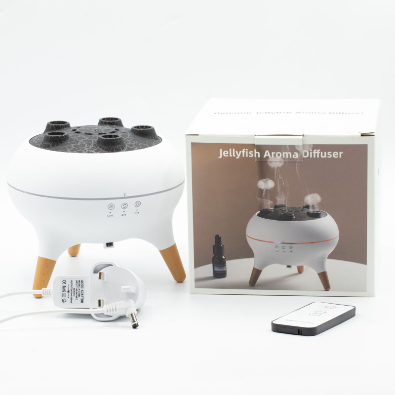 Aroma difuzér efekt medúz – LED, diaľkové ovládanie, USB 1