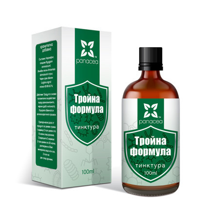 Trojitá formula (klinček, čierny orech, palina) - tinktúra, Panacea, 100 ml