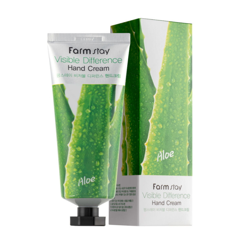 FARMSTAY VISIBLE DIFFERENCE Krém na ruky s aloe vera, 100 ml