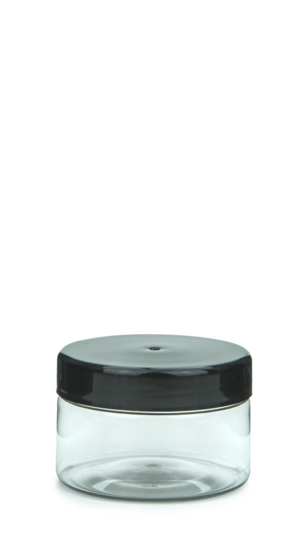 XXP 198/3872 ks PET dóza Valcová 200 ml číra so skrutkovacím viečkom biela, hrdlo 82 RTS 1