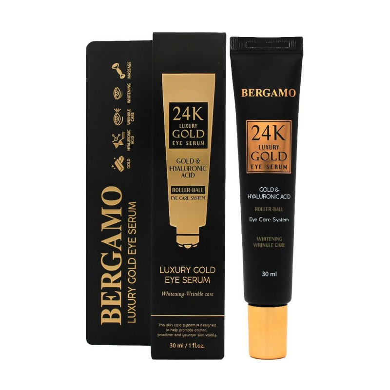 BERGAMO 24K LUXURY GOLD očné sérum, 30 ml 1