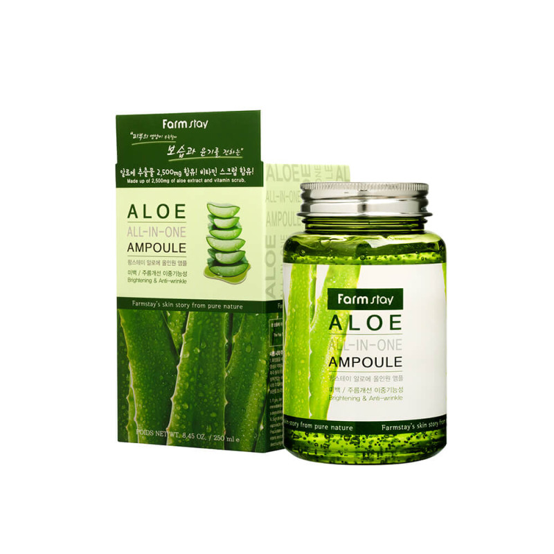 FARMSTAY ALOE ALL-IN-ONE AMPULKA, 250 ml 2