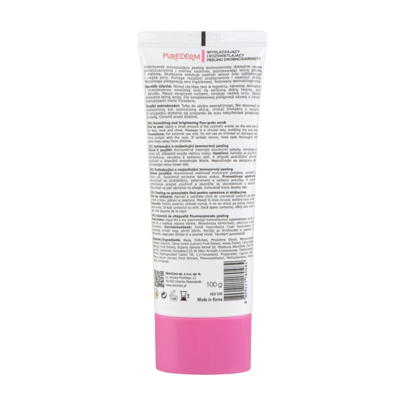 PUREDERM Jemný peeling na vyhladenie a rozjasnenie, 100 g 1