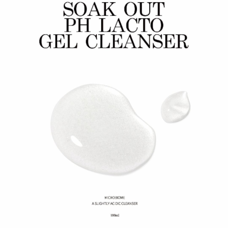 OTTIE SOAK OUT pH Lacto Gel Cleanser - čistiaci gél, 100 ml 4