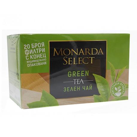 Zelený čaj, Monarda Select, 20 filtračných vrecúšok
