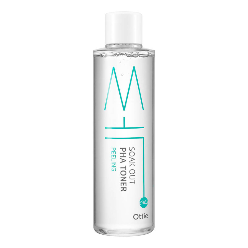 OTTIE Soak out PHA Toner - PHA tonerový peeling, 210 ml 1
