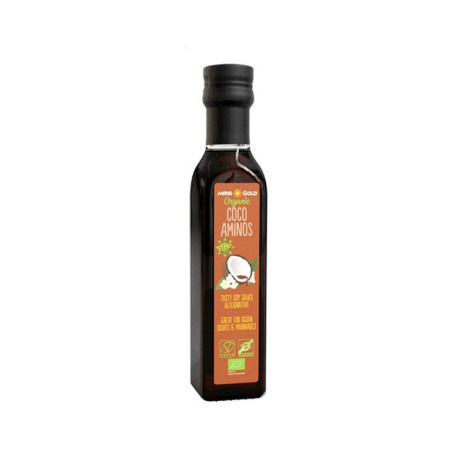 Organic Coco Aminos Maya Gold 250 ml | Bio alternatíva sójovej omáčky bez sóje a lepku