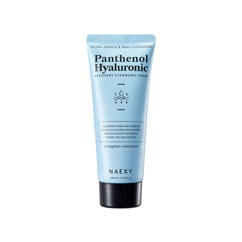 NAEXY Panthenol Hyalurónová regeneračná čistiaca pena, 100 ml