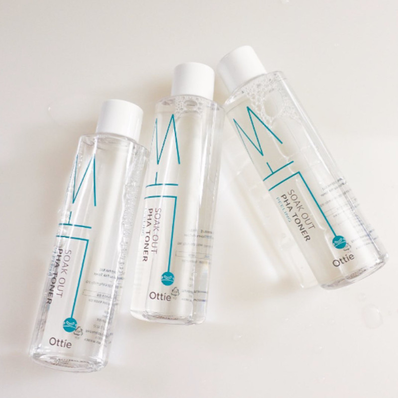 OTTIE Soak out PHA Toner - PHA tonerový peeling, 210 ml 4