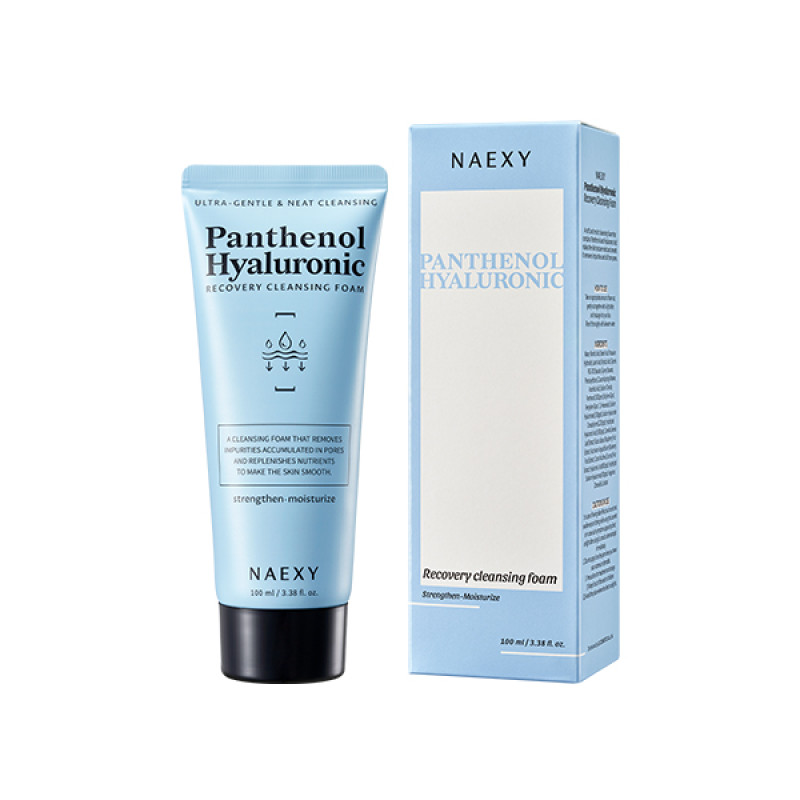 NAEXY Panthenol Hyalurónová regeneračná čistiaca pena, 100 ml 2