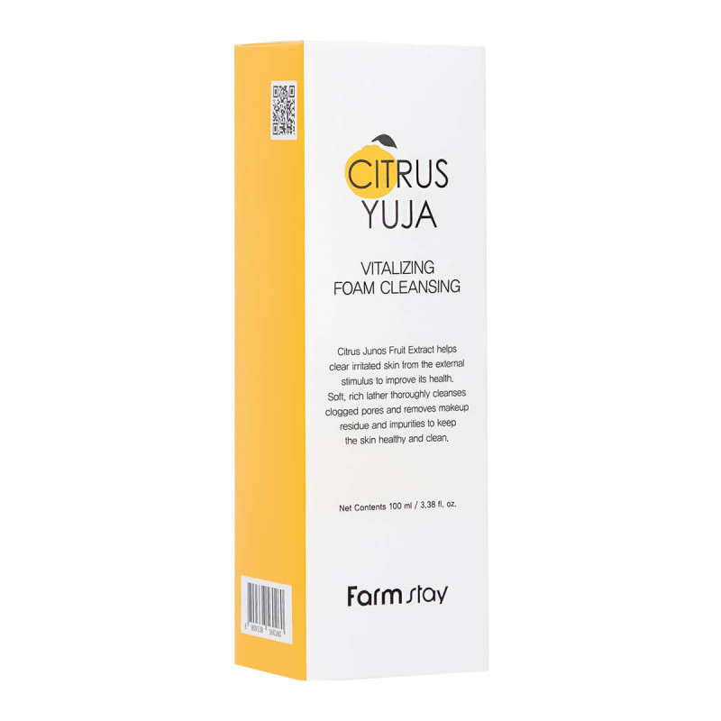 FARMSTAY CITRUS YUJA VITALIZING čistiaca pena, 100 ml 4