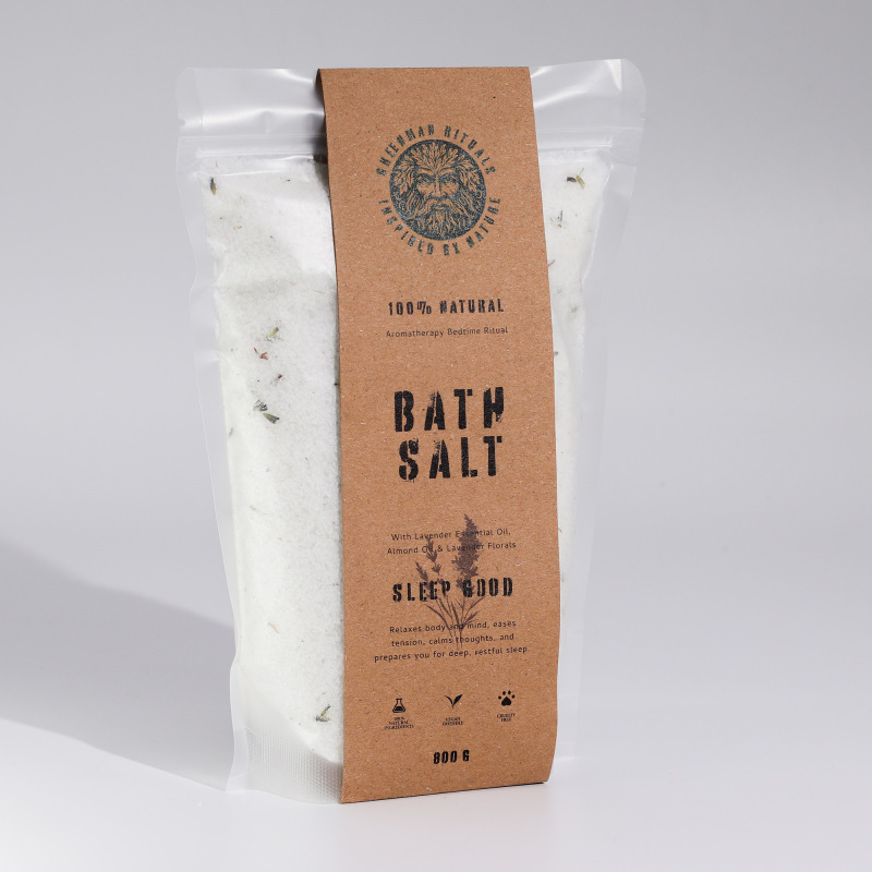 Levanduľová epsomská kúpeľová soľ – dobrý spánok | 800 g 2