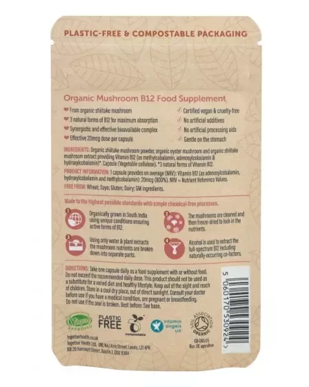 Vitamín B12 z húb shiitake - BIO - 30 kapsúl 1