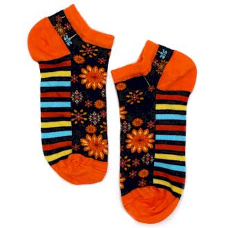 Bambusové ponožky Hop Hare Nízke - Mandala Kvety