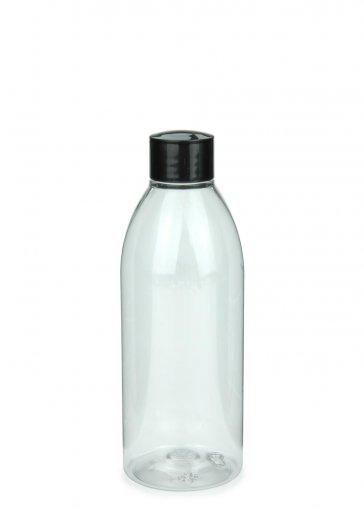 Recyklačná PET fľaša RIGOLETTO 250 ml číra so skrutkovacím uzáverom 24/410