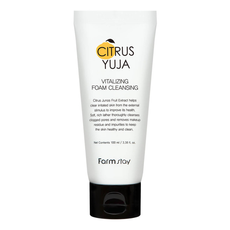 FARMSTAY CITRUS YUJA VITALIZING čistiaca pena, 100 ml