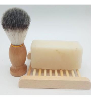 DIY krémové mydlo na holenie s ricínovým olejom a bambuckým maslom