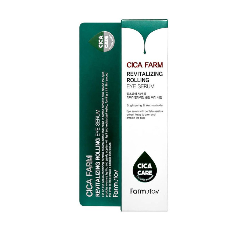 FARMSTAY CICA Farm Revitalizing Rolling Eye Serum - sérum na očné okolie, 25 ml 3